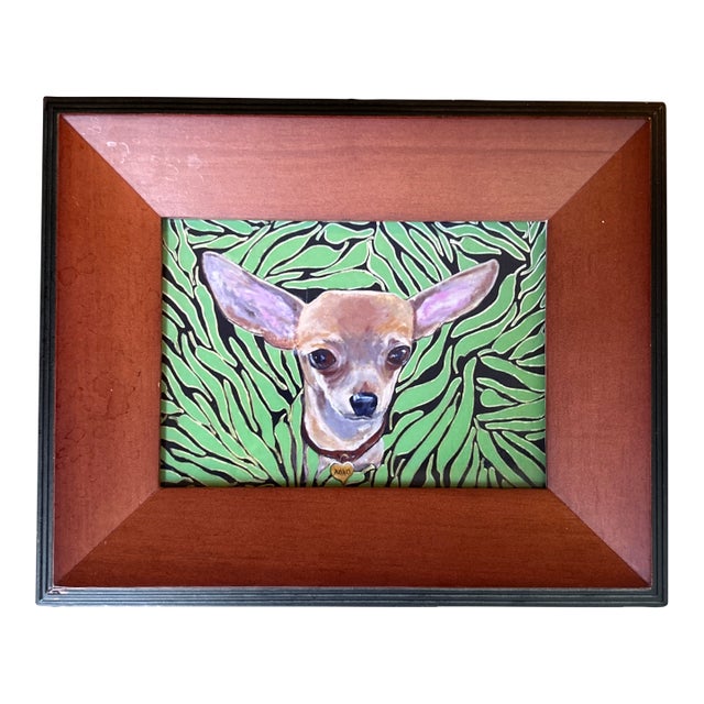 Contemporary Judy Henn Chihuahua Dog Portrait Print For Sale