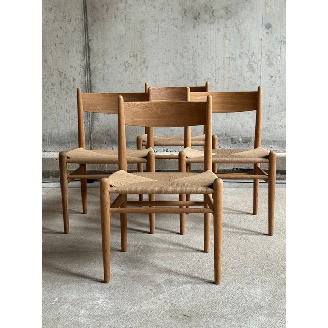 CH36 Dining Chairs by Hans J Wegner for Carl Hansen & Son, 1960s, Set of 4 For Sale - Image 10 of 10