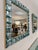 Aqua Handmade Aqua-Blue Murano Glass Cube Mirrors with Brass Frame, 2000s, Set of 2 For Sale - Image 8 of 11