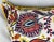 White 20" Square Decorative Throw Pillow With a Striking Modern Paisley Floral Pattern With a Needlepoint Look Appearance - Made in the U K For Sale - Image 8 of 12