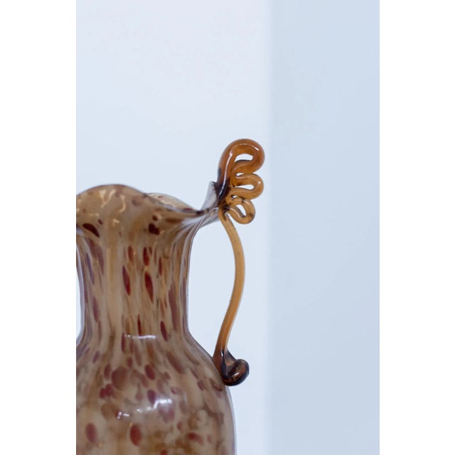 Mid-Century Modern Vintage Blown Murano Glass Vase by Fratelli Toso, 1920s For Sale - Image 3 of 11