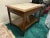 Vintage Lane Perception Mid-Century Modern End Table With Basketweave Drawer and Travertine Top For Sale In Baltimore - Image 6 of 9