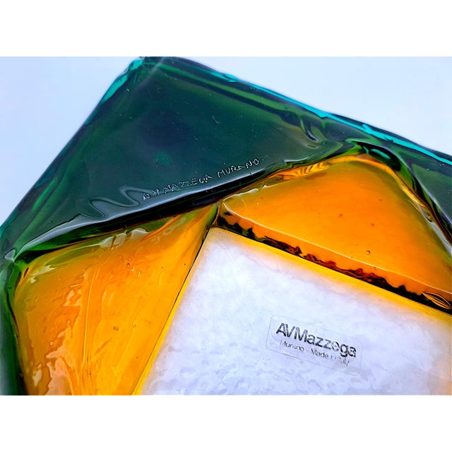 1980s Murano Sommerso Glass Ashtray by Flavio Poli for Seguso, 1970s For Sale - Image 5 of 10