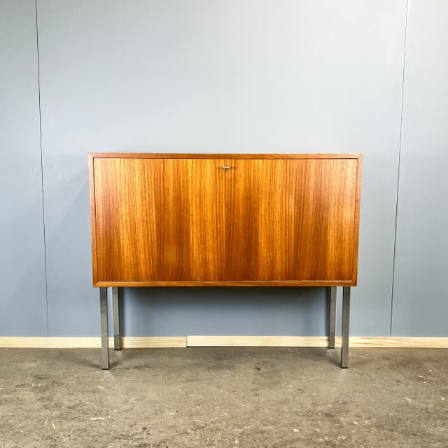 Small Bar Cabinet in Teak, 1960s For Sale - Image 11 of 12