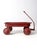 Mid 20th Century Mid-Century Red Toy Metal Wagon For Sale - Image 5 of 12