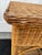 Vintage Wicker Side Table Nightstand With Drawer For Sale In New York - Image 6 of 12