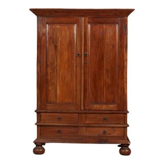 Antique Chinese Linen Cabinet/Armoire For Sale