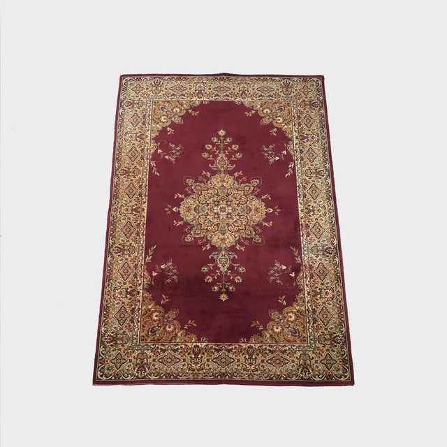 Rug with Red and Yellow Patterns For Sale - Image 13 of 13