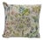 16" Square Pillow Decorated With Colorful Allium, Clover Flowers & Birds - Made in Uk. For Sale