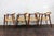 Brown Set of Four (4) Bambi Teak & Cane Dining Chairs by Rolf Rastad & Adolf Relling, Norway 1950s For Sale - Image 8 of 15