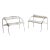 ‘Vienna' Black Metal Settee by Rodney Kinsman for Bieffeplast, Italy 1980s - Sold Individually For Sale