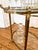 Vintage French Brass Tea Trolley with Removable Tray and 8-Tier Bottle Holder, 1950s For Sale - Image 6 of 8