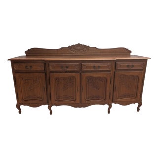Louis XIV Buffet in Carved Oak For Sale
