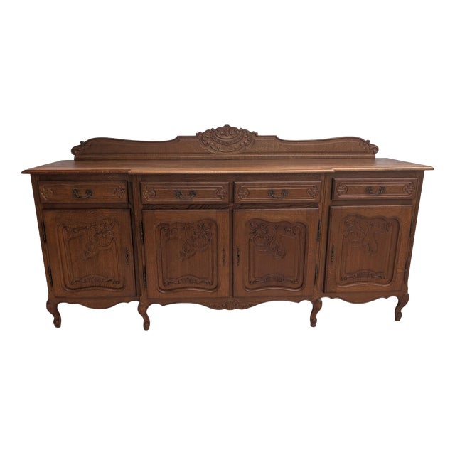 Louis XIV Buffet in Carved Oak For Sale