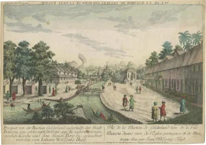 Habermann, The Church Seen from Bastion Gelderland, 1770, Paper
