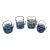 Chinese Export Blue & White Porcelain Teapots, Set of Four For Sale