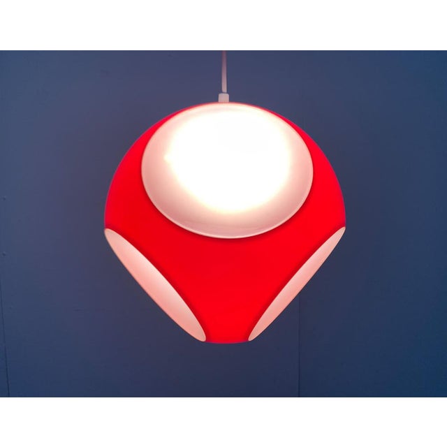 Space Age UFO Pendant Lamp attributed to Luigi Colani, 1970s For Sale - Image 6 of 18