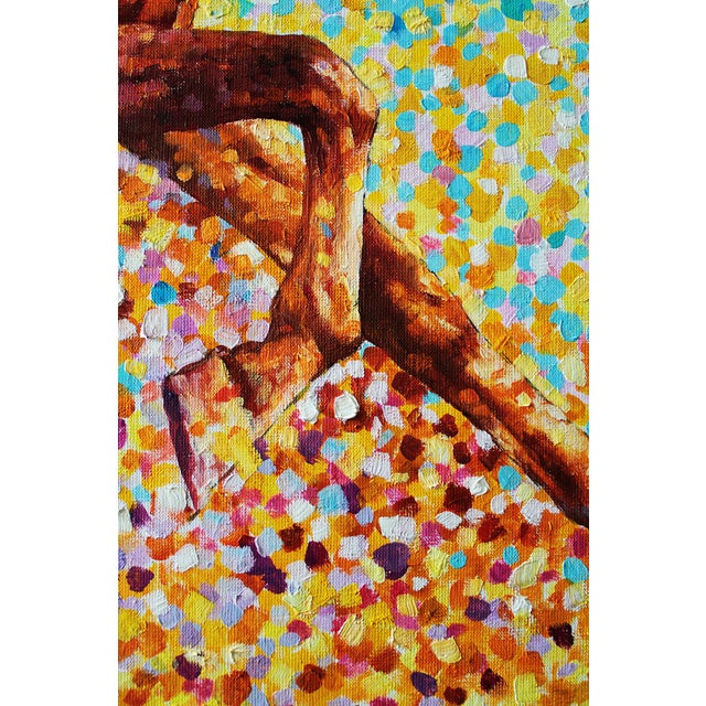 Artist Andrei Sitsko "Golden Sand Ii" Modern Original Painting For Sale - Image 6 of 9