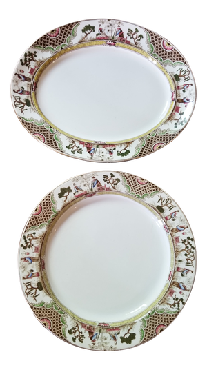 Two Chinoiserie Platters