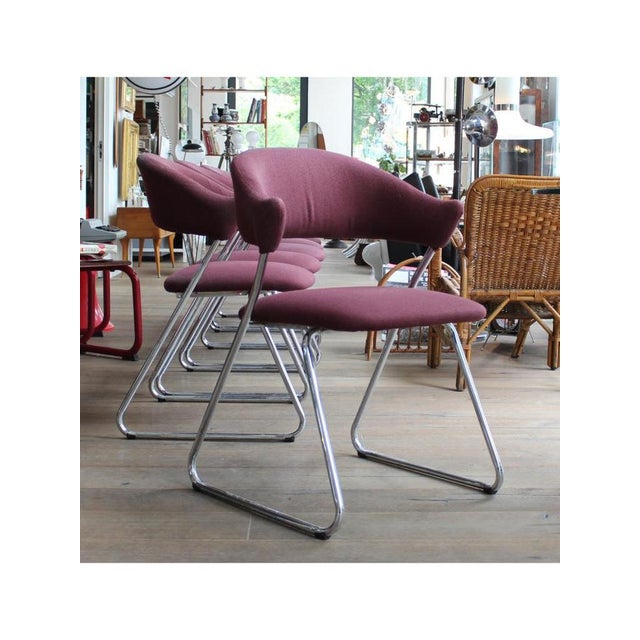 Padded Chairs, 1970s, Set of 6 For Sale - Image 16 of 16