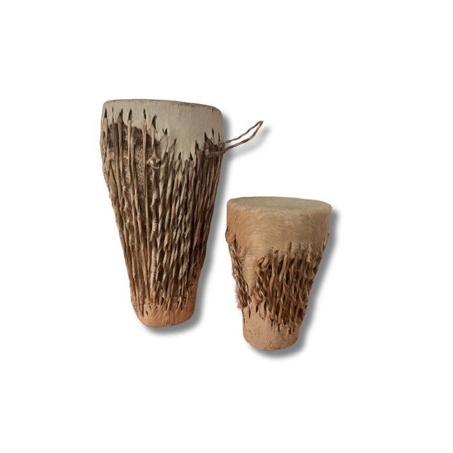 Vintage Tribal Drums For Sale - Image 4 of 4