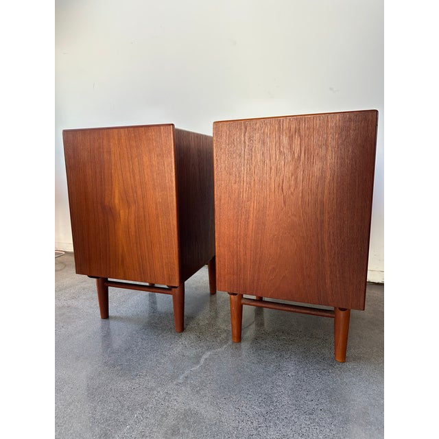 1960s Borge Mogensen for Povl Dinesen Mid Century Pair of Nightstands For Sale - Image 18 of 18