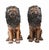 Large Cat Castings Bronze Lion Gatekeeper Statues, Set of 2 For Sale - Image 11 of 11