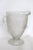 Early 20th Century Jeannette Iris and Herringbone Footed Pitcher Clear Glass Embossed Design 4863b For Sale - Image 5 of 15