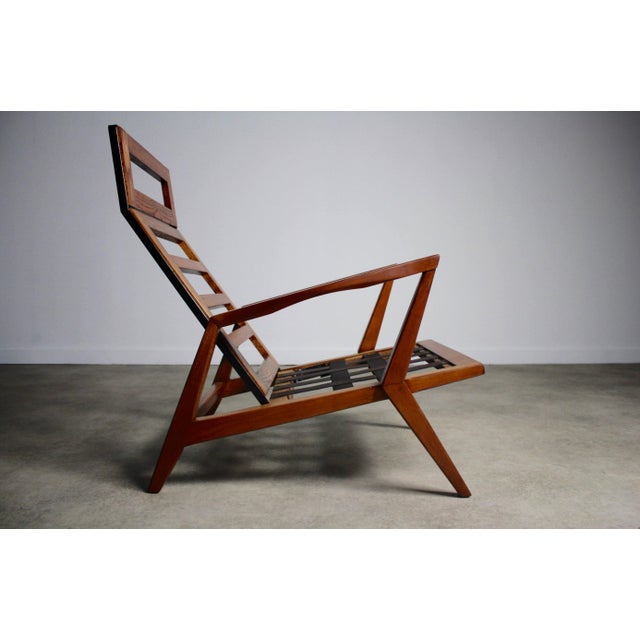 Mid-Century Modern Mid-Century Modern Architectural Lounge Chair For Sale - Image 3 of 5