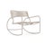 Brown Jordan Walter Lamb Rocking Chair, Dove frame with Pebble fabric For Sale - Image 13 of 13