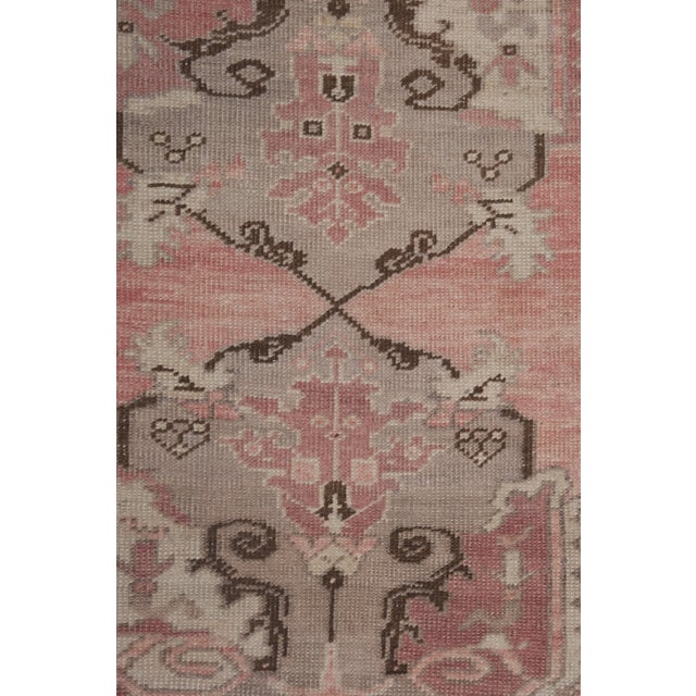 1960s 1960s Vintage Turkish Karapinar Runner Rug With Pastel Color 3'3'' X 21'4'' For Sale - Image 5 of 13