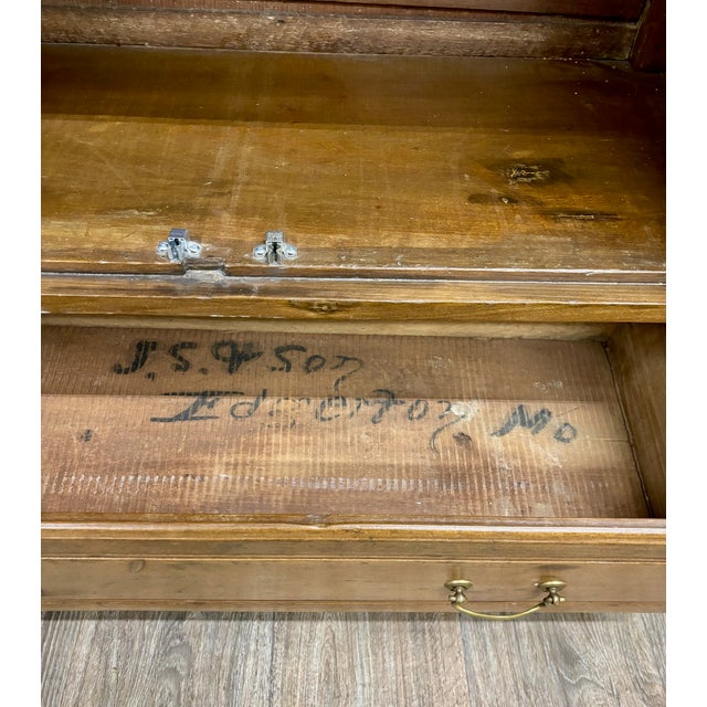 Antique Victorian Eastlake Aesthetic Movement Wardrobe Armoire Hall Cupboard For Sale - Image 12 of 15