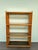 Vintage Italian Bookcase Shelf in Bamboo and Smoked Glass, 1980s For Sale - Image 4 of 12