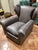 Animal Skin Leather Lounge Chair from Poltrona Frau, 1940s For Sale - Image 7 of 8