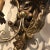 Silver Italian Hand Carved Wood 2 Light Acanthus Leaf Motif Sconce in Distressed Silver Gilt and Mecca Finish For Sale - Image 8 of 13