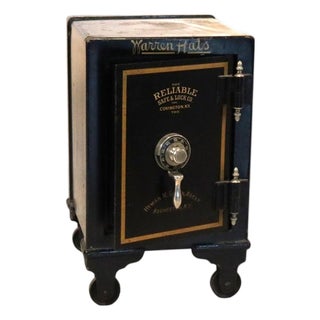 Reliable Safe & Lock Co. Cast Iron Combination Safe C1890 For Sale