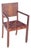 Brown Vintage Armchair with Fabric Upholstery, 1970 For Sale - Image 8 of 8