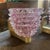 Barovier e Toso Two 1990s Barovier Style Art Deco Rostrato Pink Murano Glass Wall Sconces For Sale - Image 4 of 10