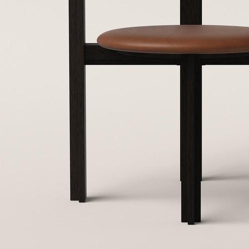 Joe Colombo Principal Dining Wood Chair by Bodil Kjær for Karakter For Sale - Image 4 of 8