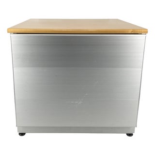 Square Cabinet with Removable Hanging File System from Caimi Export, Italy, 1980s For Sale