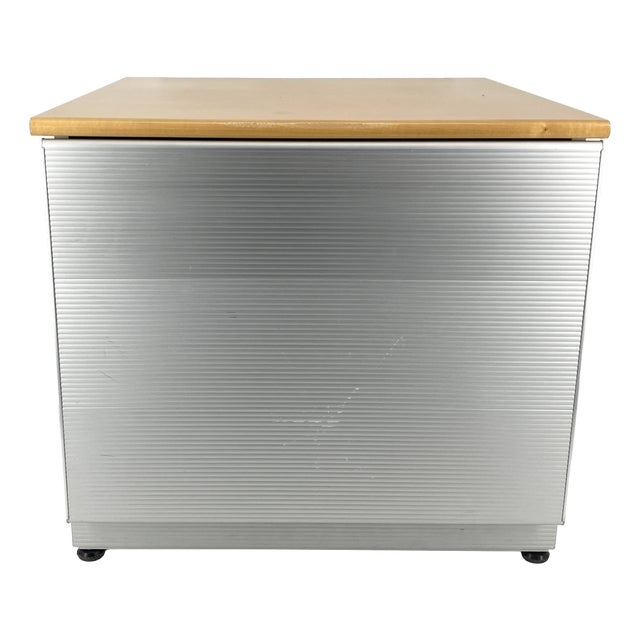 Square Cabinet with Removable Hanging File System from Caimi Export, Italy, 1980s For Sale