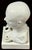 19th Century Staffordshire Creamware Phrenology Head Inkwell, Stamped “55” For Sale - Image 9 of 13