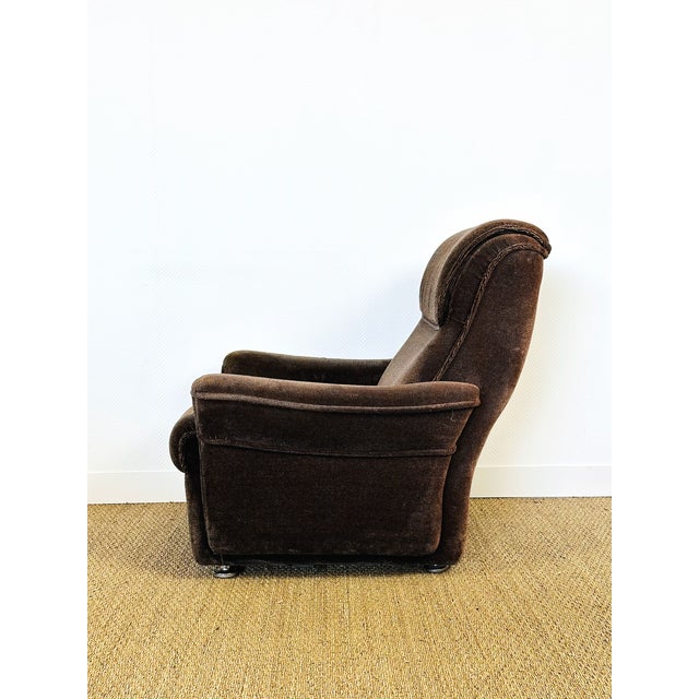 Vintage Scandinavian Velvet Living Room Set, 1960s, Set of 3 For Sale - Image 18 of 18