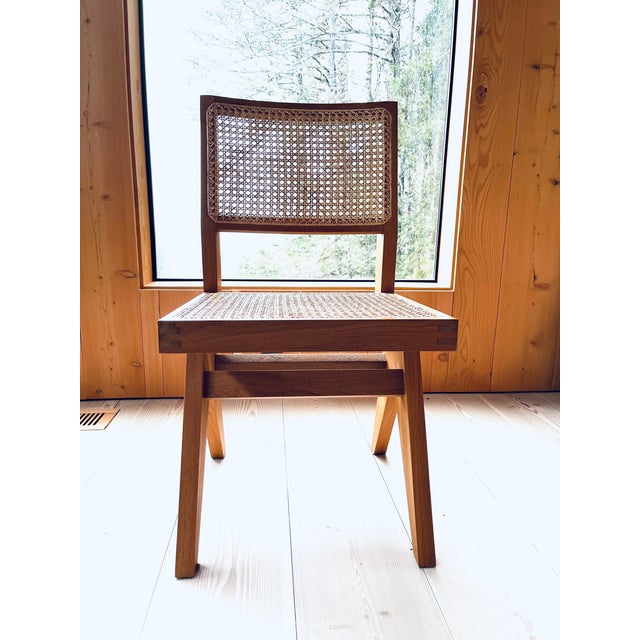 Mid-Century Modern Phantom Hands Armless Dining Chair For Sale - Image 3 of 7