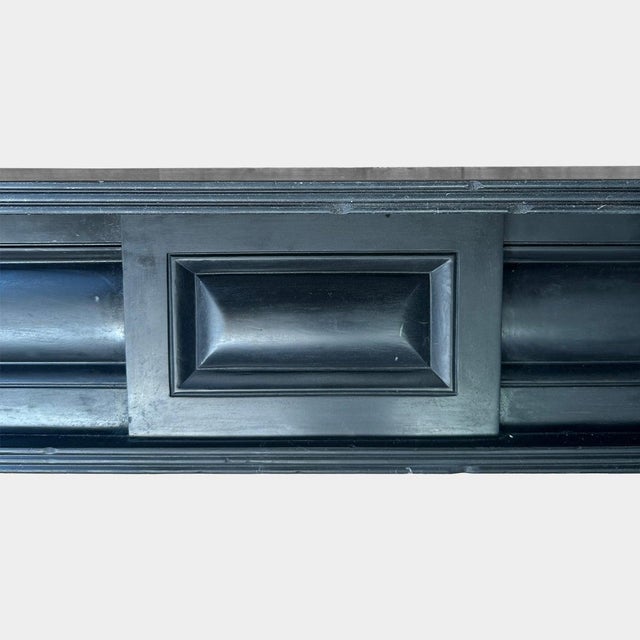 Stone Antique Early 19th Century Irish Georgian Fireplace Mantel in Kilkenny Marble, 1820 For Sale - Image 7 of 10