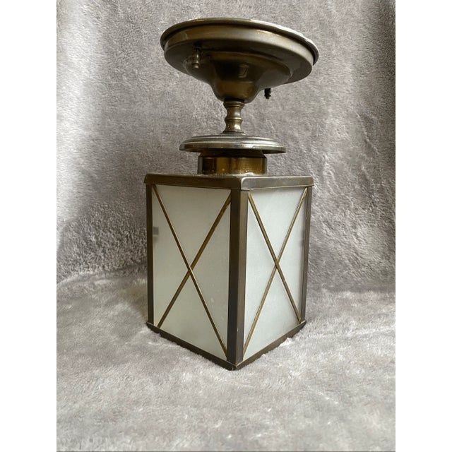9” tall 4” wide 4” deep Good condition Add a touch of timeless architectural charm to your home with this vintage square...