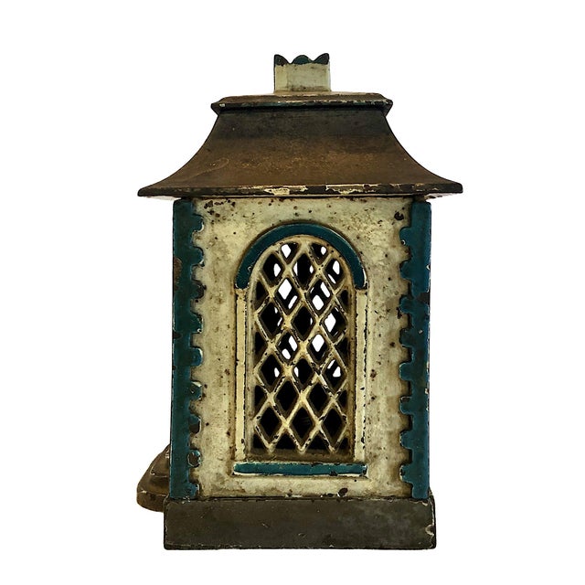 Victorian A Compact Victorian Desk Bank by J. & E. Stevens For Sale - Image 3 of 8