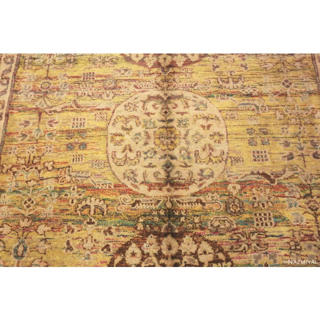 Luxurious Soft And Beautiful Silk Modern Khotan Style Area Rug, Origin: India, Circa: Modern – This modern rug from India...