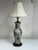Blue Late 20th Century Aladin Lamps & Shades Floral Porcelain Table Lamp For Sale - Image 8 of 12