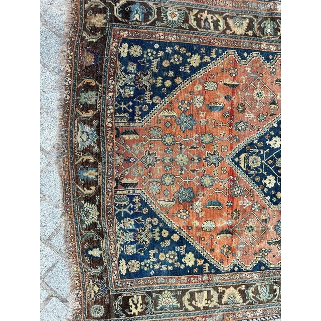 Antique Kashkouli Qashqai Rug For Sale - Image 4 of 18